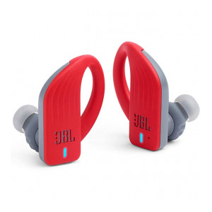 JBL Endurance Peak True Wireless in Ear Headphones with 28 Hours Playtime, Touch Controls, Stereo Calls & IPX7 Waterproof Design (Red)