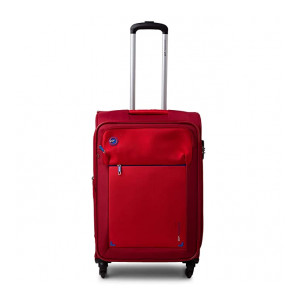 OfferTag: VIP Lido Polyester 67 cms Red Softsided Check-in Luggage with Anti-theft Zipper | 77% 