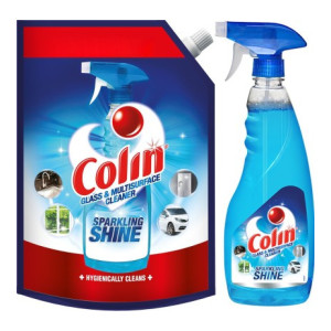 Colin Glass & Surface Cleaner Refill 1000ml with Liquid Spray  (1500 ml) (Limited locations)