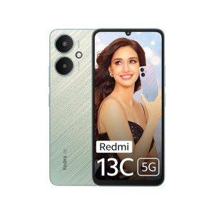 Redmi 13C 5G (Startrail Green, 4GB RAM, 128GB Storage) | MediaTek Dimensity 6100+ 5G | 90Hz Display with 1000 Off on SBI CC/ICICI CC & DC