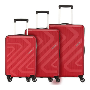 Kamiliant by American Tourister Hard Body Set of 3 Luggage 4 Wheels