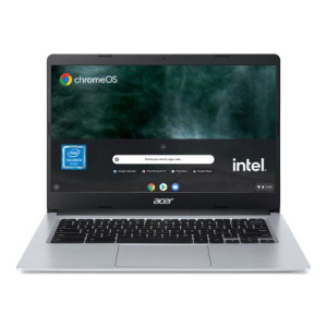 Acer Intel Celeron Dual Core N4500 - (8 GB/64 GB EMMC Storage/Chrome OS) CB314-3H-COBZ Chromebook  (14 inch, Silver, 1.45 Kg)