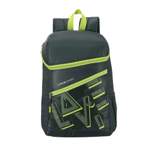 Lavie Sport Westport 24 Ltrs Latest Backpack | College bags for girls & boys (Dark Olive)