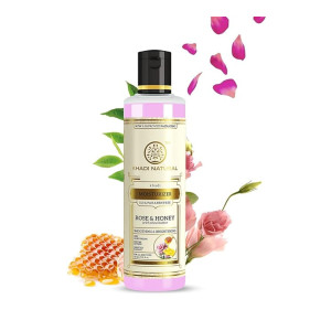 Khadi Natural Moisturising Lotion, Rose and Honey, 210ml|Smooth and radiant skin|Unique non-sticky formula|Keeps skin moisturized |Suitable for All Skin Types