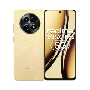realme NARZO N65 5G (Amber Gold 6GB RAM, 128GB Storage) India's 1st D6300 5G Chipset | Ultra Slim Design | 120Hz Eye Comfort Display | 50MP AI Camera| Charger in The box (Apply 1500 Off coupon)