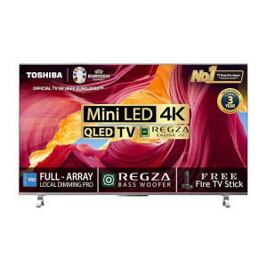 TOSHIBA 139 cm (55 inches) 4K Ultra HD Smart Super QLED TV 55M650MP (Black) | with Free Fire TV Stick after Installation (Apply 8000 off coupon + 6320 Off on HDFC CC 18 months No Cost EMI)