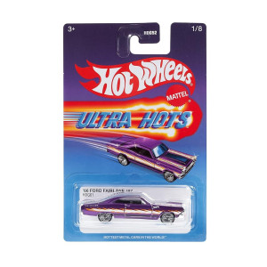 Hot Wheels Ultra Hots™ Retro 1:64 Scale Die-Cast Vehicles with Full Front & Rear Decoration, VUM Parts on All Cars, Exclusive Ultra, for Adult Collectors​​
