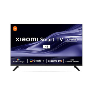Mi 108 cm (43 inches) X Series 4K Ultra HD Smart Google TV L43M8-A2IN (Black) [Apply Rs.1000 Coupon + Pay Using Any ICICI CC 6m no cost EMI]