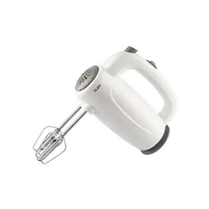 Glen Electric Hand Mixer 125 W 2 Beaters with 5 Speed Settings - White (4059) 2 Years Warranty