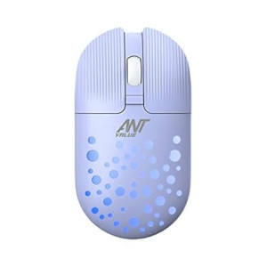 Ant Value FKAPU05 1600 DPI Wireless Mouse - Light Purple