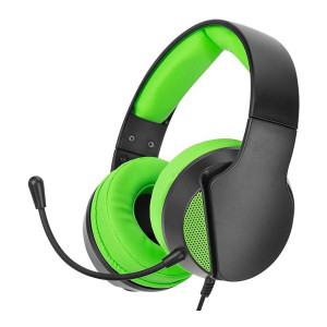 Nitho Janus Gaming Headset with Microphone, Over-Ear Stereo Headphones for Xbox Series X|S, Xbox One, PS5, PS4, Nintendo Switch, PC, Mobile, 3.5 mm Audio Jack, 40 mm Drivers - Green
