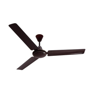 MILTON Brezza 1200 mm Ceiling Fans For Home Bee 5 stars Rated Energy Saving Fans Ceiling Fans | 400 Rpm High Speed Ceiling Fan | Upto 31% Cost Saving | 1 + 1 Year Warranty | Glossy Coffee - Pack Of 1 (Coupon)