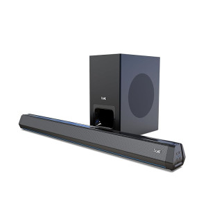 boAt Aavante Bar 2700 Bluetooth Soundbar with 300W RMS, 2.1CH with Wired Subwoofer, Signature Sound, Multi-Compatibility, EQ Modes, Bluetooth v5.3(Midnight Black)