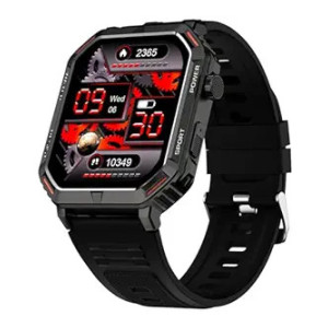 Fire-Boltt Strike Smart Watch 1.95” AMOLED Display, 800 NITS Brightness, 123 Sports Modes, Bluetooth Calling, Always On Mechanism