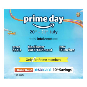 Amazon Prime Day Sale 2024 (20th - 21st July) with 10% off on ICICI/SBI Credit Cards