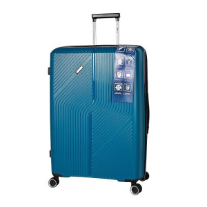 F Gear STV PP04 24" Blue Check- in Suitcase (4216)
