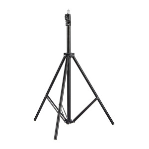 amazon basics Lightweight&Portable Tripod Stand for Mobiles,Lights,&Cameras,with Multiple Lighting Possibilities for Indoor&Outdoor Shoots,Live Streams&Video Calls (7 Feet,Black) Pack of 1