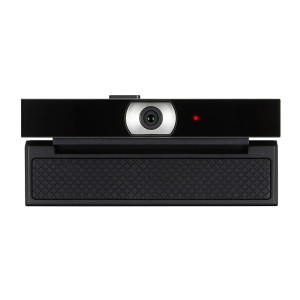 LG Full HD 1080P Smart Webcam at 30 fps, Superior Privacy, Built-in Microphone, Picture in Picture, Remote Meeting, USB Streaming, Compatible with PC, Laptops and Smart TV (VC23GA, Black)