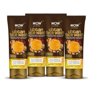 WOW SKIN SCIENCE Ubtan | Pack of 4| Face Wash  (100 ml)
