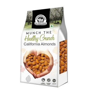 Wonderland Foods Premium Raw California Almonds 1Kg Pouch Pack | Badam Giri | Nutritious & Delicious High in Fiber & Boost Immunity | Dry Fruits Real Nuts | Gluten Free