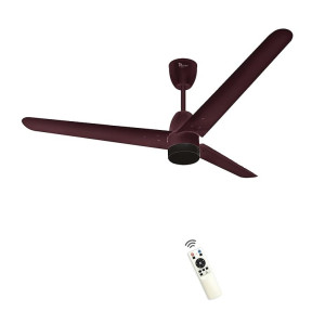 Syska Effecta Sfr1500-5 stars Bldc Rated Bee Certified Energy Efficient 30 Watt High Speed Fan 1200Mm With Remote Control (Brown)