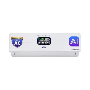 Carrier 1.5 Ton 3 Star AI Flexicool Inverter Split AC (Copper, Convertible 4-in-1 Cooling,High Density Filter, Auto Cleanser, 2023 Model,ESTER Exi - CAI18ER3R32F0,White) with 1750/3777 Off on ICICI CC/CC 9 months No Cost EMI