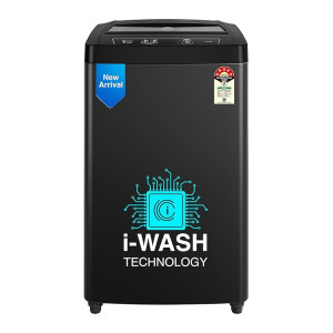 Godrej 6.5 Kg 5 Star I-Wash Technology for Automatic One Touch Wash Fully-Automatic Top Load Washing Machine (2023 Model, WTEON 650 AP 5.0 GPGR, Graphite Grey, With Toughened Glass Lid) [Apply ₹500 Coupon + ₹1249 Off With SBI Credit CC]