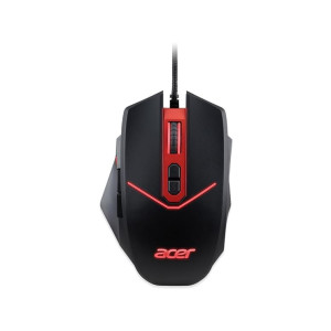 Acer Nitro Ergo-Comfort Wired Optical Gaming Mouse II (4200 DPI/8 Buttons/RGB: 6 color LED backlight/PAW3325 Sensor/Polling Rate 1MS/1000Hz) NMW120, Black