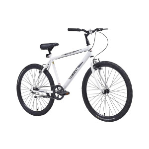 Hero Sprint Men's Frame Santiago 26T SS Hybrid Bike (White, 18 Inches, SSAN26WHWH01HM)