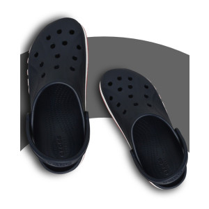 CROCS Men Bayaband Clog Clogs Sandal  (Navy , 7)