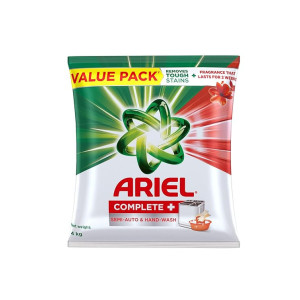 Ariel Complete Detergent Washing Powder- 4Kg Value Pack