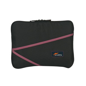 Protecta Switch Laptop Sleeve for 15.6 Inch Laptops (Black & Mauve)