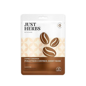 Just Herbs Sheet Mask for Glowing Skin Serum Masks, 20g