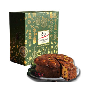 OUI Rich Plum Cake I Gift Pack I Eggless | loaded with dry fruits and nuts I 250g