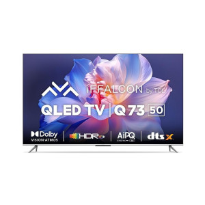 iFFALCON 126 cm (50 inches) 4K Ultra HD Smart QLED Google TV iFF50Q73 (Black) [Apply ₹2000 coupon+ Rs.1441 off with ICICI CC 6Mon No Cost EMI]