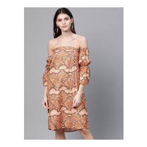 SASSAFRAS Women  Off-Shoulder A-Line Dress Upto 80% off