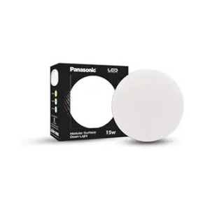 Panasonic 15W LED Modular Surface Light, 15W Twist & Fit Round LED Downlight for Bedroom, 6500K Cool Day Surface Light