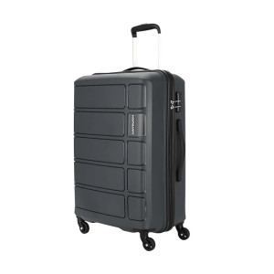 Kamiliant American Tourister Harrier 56 Cms Small Cabin Polypropylene (Pp) Hard Sided 4 Wheeler Spinner Wheels Luggage Suitcase (Grey)