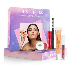 Just Herbs Make Up Kit Included Lip Balm, Foundation, Liquid Lipstick , Cheek Tint & Kajal  [Add To cart]