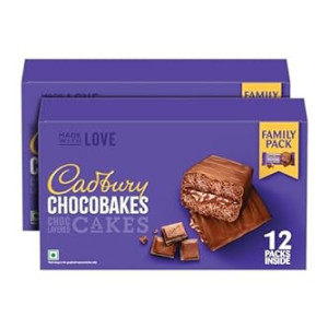 Cadbury Chocobakes ChocLayered Cakes, 228 g (Pack of 2)