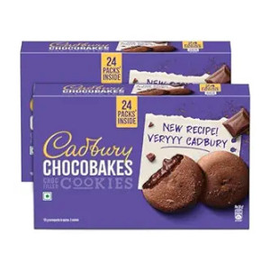 Cadbury Chocobakes ChocFilled Cookies, 300 g (Pack of 2)