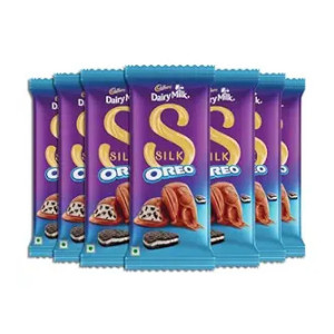 Cadbury Dairy Milk Silk Oreo Chocolate Bar, 60 grams (Pack of 7). [Apply 20% Coupon]