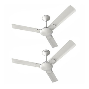 Havells 1200mm Enticer Art Energy Saving Ceiling Fan (Pearl White Chrome, Pack of 2) [Apply  ₹716.40  Coupon]