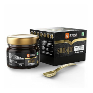 KRISHNA'S HERBAL & AYURVEDA Pure Shilajit-20G (15G+5G Extra),100% Pure Himalayan Shilajit,Helps To Boost Performance,Power,Stamina,Endurance,Strength & Overall Wellbeing ,Surya Tapi Process - Resin