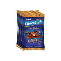 LuvIt Chocorich Assorted Eclairs Hazelnut, Dark Choco & Classic Flavours Toffee Bars  (4 x 480 g)