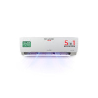 Lloyd 1.5 Ton 3 Star Inverter Split AC (5 in 1 Convertible, Copper, Anti-Viral + PM 2.5 Filter, 2023 Model, White with Chrome Deco Strip, GLS18I3FWAGC) with 2689 Off on HDFC CC 12 months No Cost EMI