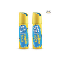 SET WET Deodorant For Men Cool Avatar Refreshing Mint, 150ml (Pack of 2)