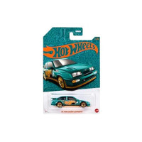Hot Wheels 1:64 Scale Die-Cast Vehicle 87 FORD SIERRA COSWORTH with Turquoise- & Copper-Colored Deco to Celebrate HW 56th Anniversary