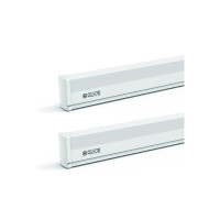 Polycab Intenso 20W LXS LED Batten in Square Shape, Energy-efficient Light with Warm White Color (220-240V, 1130mm, 3000K, 2 Pcs)