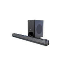 boAt Aavante Bar 2700 Bluetooth Soundbar with 300W RMS, 2.1CH with Wired Subwoofer, Signature Sound, Multi-Compatibility, EQ Modes, Bluetooth v5.3(Midnight Black)